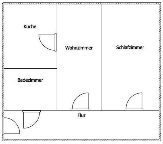 Gaestewohnung Weisswasser City Luaran gambar
